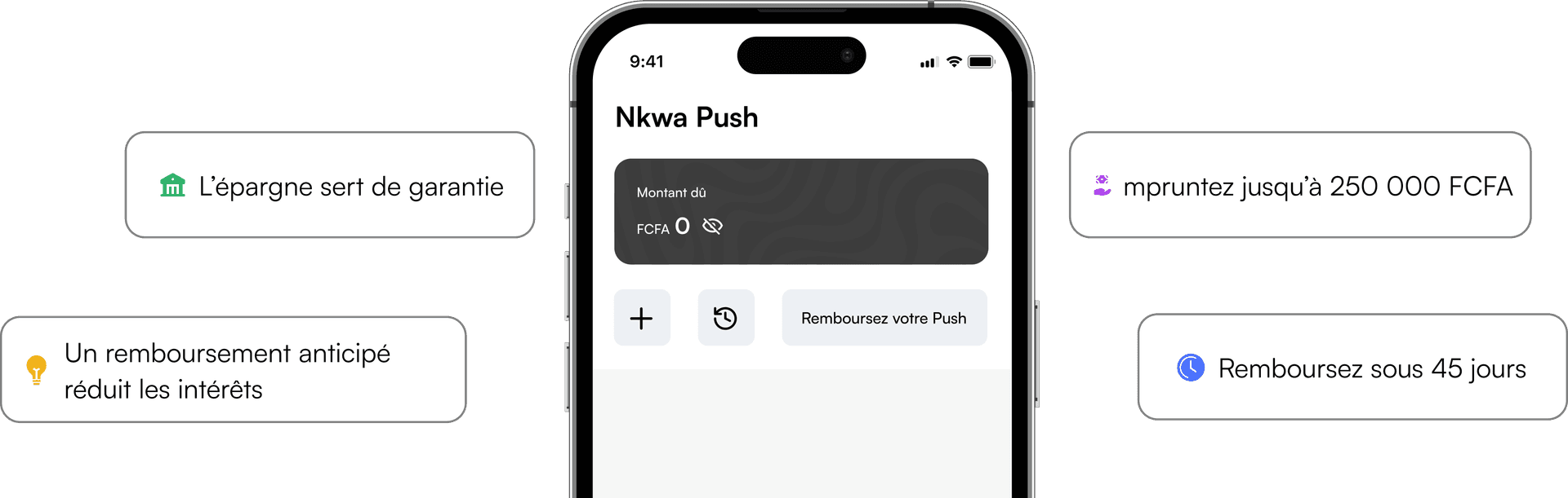 Screenshots of the Nkwa feature, showing details.